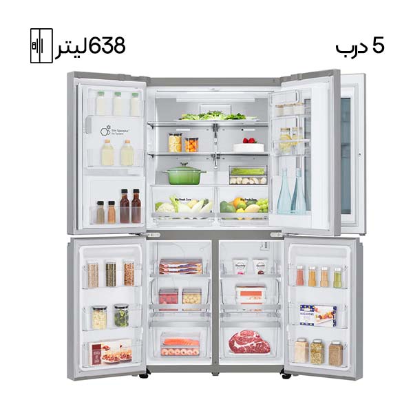 یخچال فریزر الجی اینستاویو مدل X945 سفید